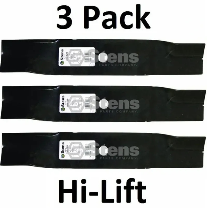Shop 3 Pack Stens 350-528 Hi-Lift Blade for MTD 742-04278A 942-04278A - Explore Premium Parts & Accessories for All Motor Vehicle Models Stens Parts & Accessories
