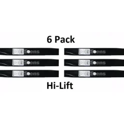 Outlet 6 Pack Stens 350-124 Hi-Lift Blade for Toro 106078 106637 - Explore Premium Parts & Accessories for All Motor Vehicle Models Stens Parts & Accessories