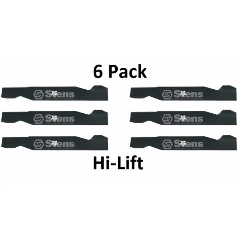 Outlet 6 Pack Stens 340-145 Hi-Lift Mower Blade for Husqvarna 532130652 - Explore Premium Parts & Accessories for All Motor Vehicle Models Stens Parts & Accessories