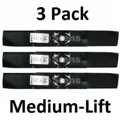 Fashion 3 Pack Stens 330-489 Medium-Lift Blade for John Deere M143520 - Explore Premium Parts & Accessories for All Motor Vehicle Models Stens Parts & Accessories