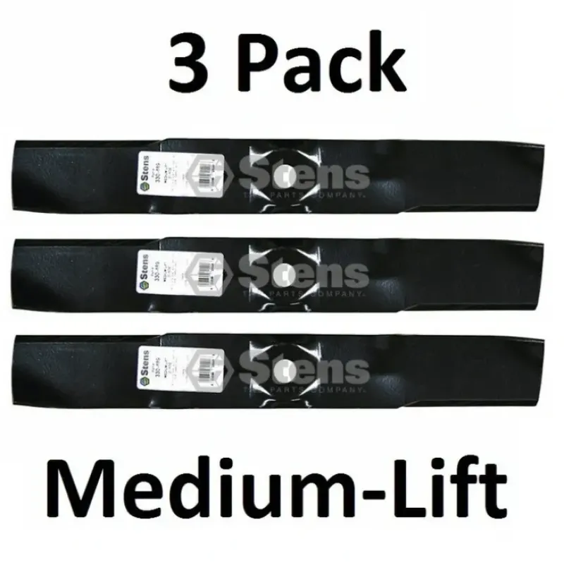 Fashion 3 Pack Stens 330-489 Medium-Lift Blade for John Deere M143520 - Explore Premium Parts & Accessories for All Motor Vehicle Models Stens Parts & Accessories