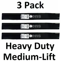 Online 3 Pack Stens 330-591 Medium-Lift Blade for John Deere M128485 M163983 TCU15881 - Explore Premium Parts & Accessories for All Motor Vehicle Models Stens Parts & Accessories