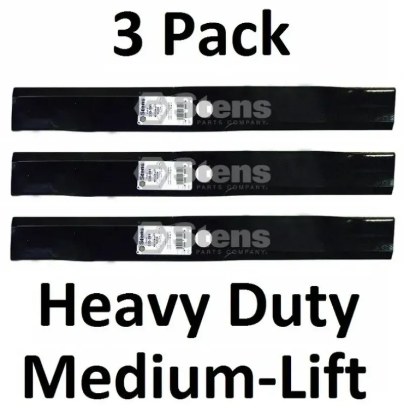 Online 3 Pack Stens 330-591 Medium-Lift Blade for John Deere M128485 M163983 TCU15881 - Explore Premium Parts & Accessories for All Motor Vehicle Models Stens Parts & Accessories