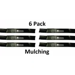 Sale 6 Pack Stens 330-587 Mulch Blade Fits John Deere M128485 M131958 M144196 M168223 - Explore Premium Parts & Accessories for All Motor Vehicle Models Stens Parts & Accessories
