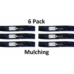 Store 6 Pack Stens 355-028 Mulching Blade Fits Exmark 103-2517 103-6581-S 1-403148 - Explore Premium Parts & Accessories for All Motor Vehicle Models Stens Parts & Accessories