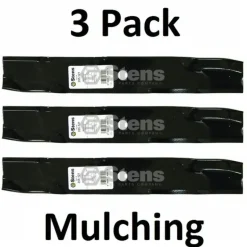 New 3 Pack Stens 355-121 Mulching Blade for Exmark 103-6581-S 103-6583-S 103-6581-S - Explore Premium Parts & Accessories for All Motor Vehicle Models Stens Parts & Accessories