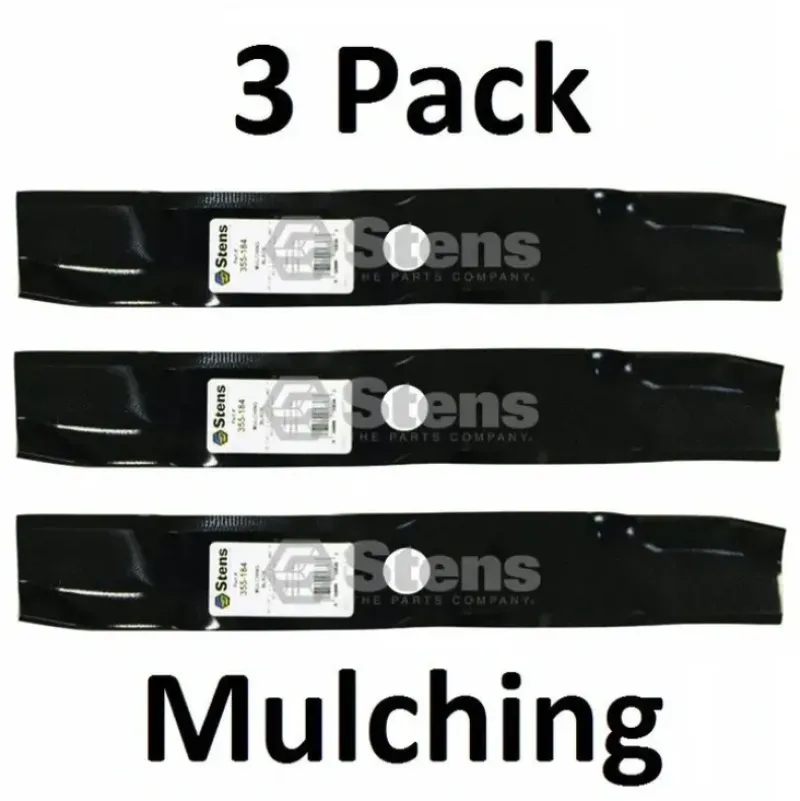 Shop 3 Pack Stens 355-184 Mulching Blade for Exmark 103-6391 103-6391-S 48" - Explore Premium Parts & Accessories for All Motor Vehicle Models Stens Parts & Accessories