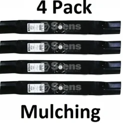 Store 4 Pack Stens 330-377 Mulching Blade for John Deere M139802 M145969 Scotts - Explore Premium Parts & Accessories for All Motor Vehicle Models Stens Parts & Accessories