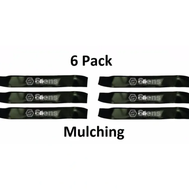 Sale 6 Pack Stens 335-707 Mulching Blade for Troy Bilt 942-0616A 742-0616 942-0616 - Explore Premium Parts & Accessories for All Motor Vehicle Models Stens Parts & Accessories