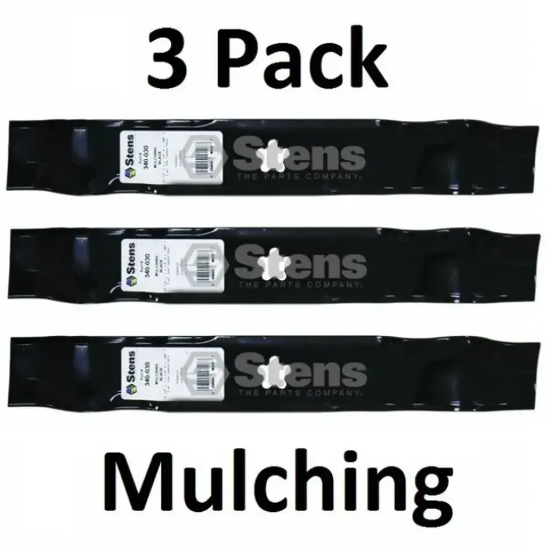 Best Sale 3 Pack Stens 340-030 Mulching Mower Blade for AYP 145708 152443 159705 163819 - Explore Premium Parts & Accessories for All Motor Vehicle Models Stens Parts & Accessories