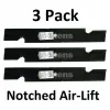 Fashion 3 Pack Stens 340-099 Notched Air-Lift Blade for Scag 481708 481712 482879 48304 - Explore Premium Parts & Accessories for All Motor Vehicle Models Stens Parts & Accessories