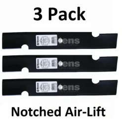Store 3 Pack Stens 340-109 Notched Air-Lift Blade for Scag 48110 481706 482462 482877 - Explore Premium Parts & Accessories for All Motor Vehicle Models Stens Parts & Accessories