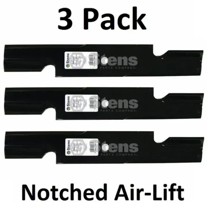 Shop 3 Pack Stens 340-121 Notched Air Lift Blade for Ferris 1521227 5021227 A48185 - Explore Premium Parts & Accessories for All Motor Vehicle Models Stens Parts & Accessories