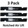Shop 3 Pack Stens 340-158 Notched Air-Lift Blade for Worldlawn 363291 823004 - Explore Premium Parts & Accessories for All Motor Vehicle Models Stens Parts & Accessories
