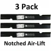 Best Sale 3 Pack Stens 340-882 Notched Air-Lift Blade for Scag 482879 482881 - Explore Premium Parts & Accessories for All Motor Vehicle Models Stens Parts & Accessories