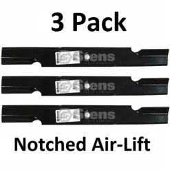 Best Sale 3 Pack Stens 340-882 Notched Air-Lift Blade for Scag 482879 482881 - Explore Premium Parts & Accessories for All Motor Vehicle Models Stens Parts & Accessories