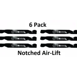 Shop 6 Pack Stens 310-540 Notched Air-Lift Blade for Troy Bilt 1910917 - Explore Premium Parts & Accessories for All Motor Vehicle Models Stens Parts & Accessories
