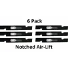 Best 6 Pack Stens 340-099 Notched Air-Lift Blade for Scag 481708 481712 482879 48304 - Explore Premium Parts & Accessories for All Motor Vehicle Models Stens Parts & Accessories