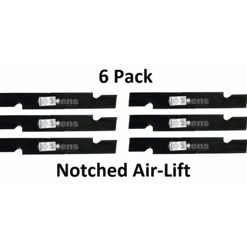 Best 6 Pack Stens 340-099 Notched Air-Lift Blade for Scag 481708 481712 482879 48304 - Explore Premium Parts & Accessories for All Motor Vehicle Models Stens Parts & Accessories