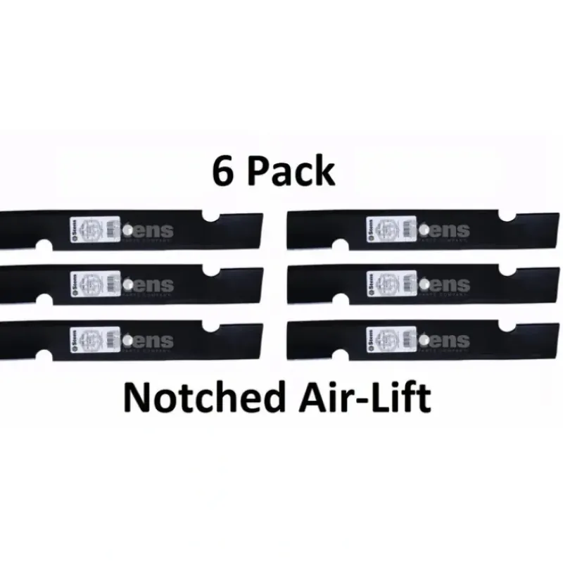 Sale 6 Pack Stens 340-109 Notched Air-Lift Blade for Great Dane D18086 GDU10230 - Explore Premium Parts & Accessories for All Motor Vehicle Models Stens Parts & Accessories