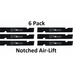 Shop 6 Pack Stens 340-878 Notched Air-Lift Blade for Scag 481707 481711 48185 482878 - Explore Premium Parts & Accessories for All Motor Vehicle Models Stens Parts & Accessories