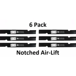 Hot 6 Pack Stens 340-882 Notched Air-Lift Blade for Scag 482879 482881 - Explore Premium Parts & Accessories for All Motor Vehicle Models Stens Parts & Accessories