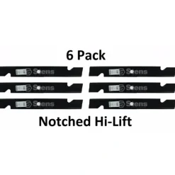 Sale 6 Pack Stens 355-283 Notched Blade For Exmark 103-6394 103-6384 103-6404-S - Explore Premium Parts & Accessories for All Motor Vehicle Models Stens Parts & Accessories