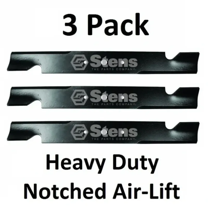Sale 3 Pack Stens 315-872 Notched Heavy Duty Air-Lift Blade for Snapper Pro 5020842 - Explore Premium Parts & Accessories for All Motor Vehicle Models Stens Parts & Accessories
