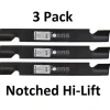 Store 3 Pack Stens 355-036 Notched Hi-Lift Blade for Bad Boy 038-6002-00 Bunton PL7441 - Explore Premium Parts & Accessories for All Motor Vehicle Models Stens Parts & Accessories