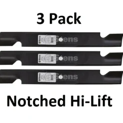 Best Sale 3 Pack Stens 355-036 Notched Hi-Lift Blade For Dixie Chopper 30227-60 30227-60H - Explore Premium Parts & Accessories for All Motor Vehicle Models Stens Parts & Accessories