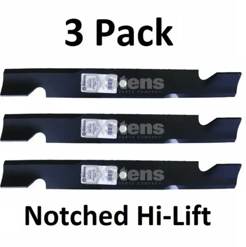 Best Sale 3 Pack Stens 355-331 Notched Hi-Lift Blade for Ariens 08899100 08979600 09081200 - Explore Premium Parts & Accessories for All Motor Vehicle Models Stens Parts & Accessories