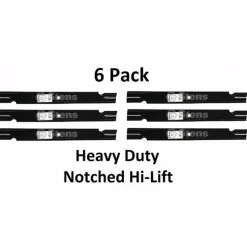 Shop 6 Pack Stens 340-130 Notched Hi-Lift Blade for Ferris 48112 48113 481709 - Explore Premium Parts & Accessories for All Motor Vehicle Models Stens Parts & Accessories