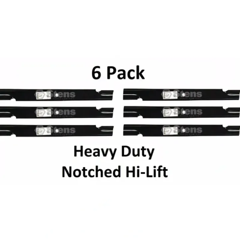 Discount 6 Pack Stens 340-130 Notched Hi-Lift Blade for Toro 105-7784 105-7784-03 - Explore Premium Parts & Accessories for All Motor Vehicle Models Stens Parts & Accessories