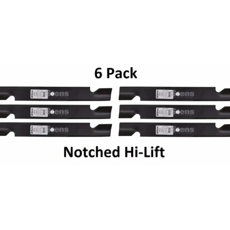 Hot 6 Pack Stens 355-036 Notched Hi-Lift Blade for Gravely 046999 08899100 09081200 - Explore Premium Parts & Accessories for All Motor Vehicle Models Stens Parts & Accessories