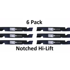 Sale 6 Pack Stens 355-331 Notched Hi-Lift Blade for Bad Boy 038-6002-00 038-6050-00 - Explore Premium Parts & Accessories for All Motor Vehicle Models Stens Parts & Accessories