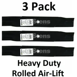 Shop 3 Pack Stens 320-535 Rolled Air-Lift Blade Fits Dixie Chopper 30227-50 30227-50H - Explore Premium Parts & Accessories for All Motor Vehicle Models Stens Parts & Accessories