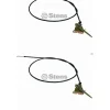 Outlet 2 Pack Stens 290-795 Throttle Control Cable for Exmark 1-633696 633696 Lazer Z - Explore Premium Parts & Accessories for All Motor Vehicle Models Stens Parts & Accessories
