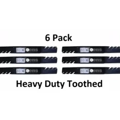 Store 6 Pack Stens 302-835 Toothed Blade for Kubota 70000-0062 86539-3433 K5647-34340 - Explore Premium Parts & Accessories for All Motor Vehicle Models Stens Parts & Accessories