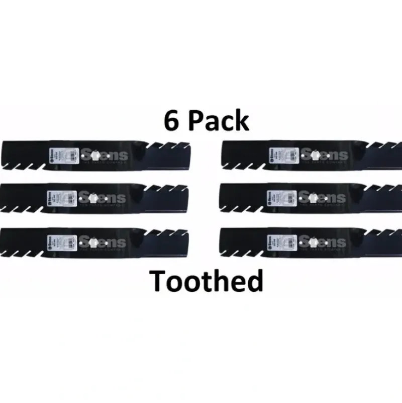 Store 6 Pack Stens 302-448 Toothed Blade for Toro 112-0931 98024 54" GT2300 - Explore Premium Parts & Accessories for All Motor Vehicle Models Stens Parts & Accessories