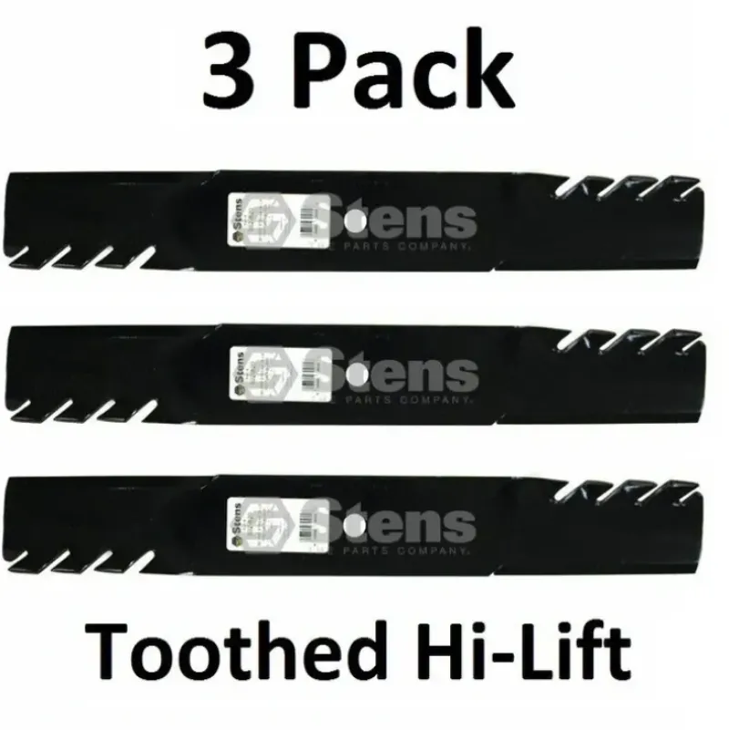 Best Sale 3 Pack Stens 302-820 Toothed Hi-Lift Blade for Ariens 08899100 08979600 09081200 - Explore Premium Parts & Accessories for All Motor Vehicle Models Stens Parts & Accessories