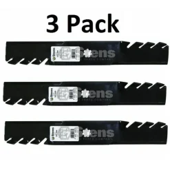 Outlet 3 Pack Stens 302-440 Toothed Mower Blade for John Deere GY20852 GX21784 AM141035 - Explore Premium Parts & Accessories for All Motor Vehicle Models Stens Parts & Accessories