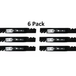 Best 6 Pack Stens 302-444 Toothed Mower Blade for John Deere GX20250 L120 L130 48" - Explore Premium Parts & Accessories for All Motor Vehicle Models Stens Parts & Accessories