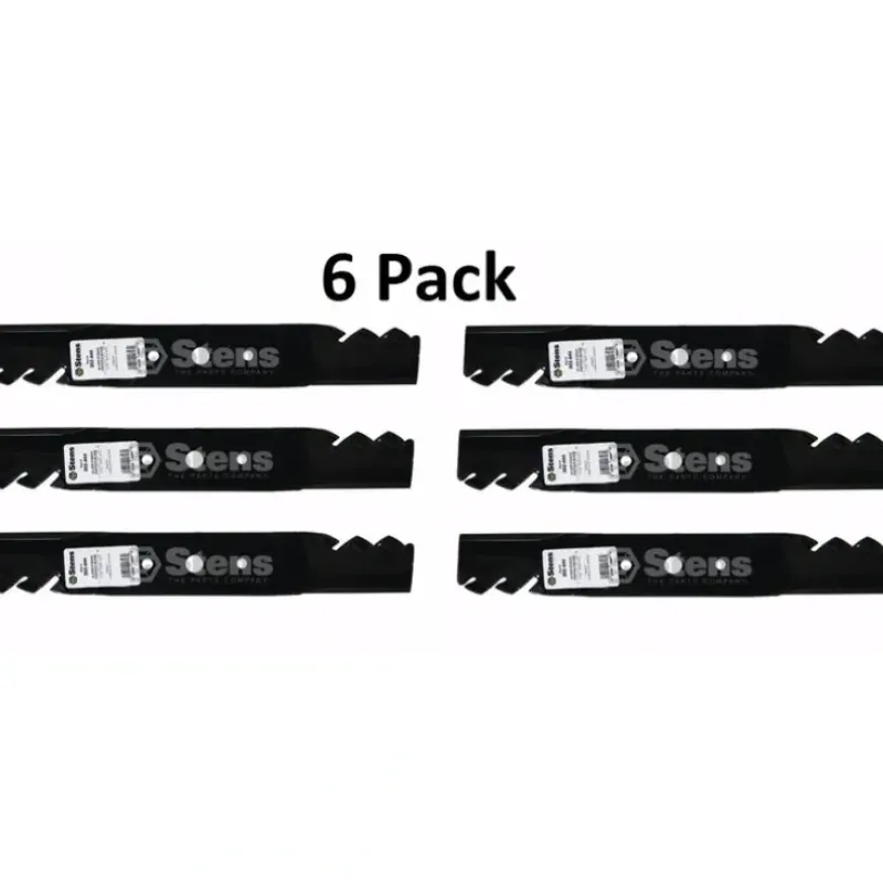 Best 6 Pack Stens 302-444 Toothed Mower Blade for John Deere GX20250 L120 L130 48" - Explore Premium Parts & Accessories for All Motor Vehicle Models Stens Parts & Accessories