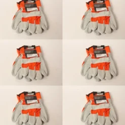Best 6 PK Echo 103942074 Large Heavy Duty Work Gloves Leather Palm & Fingers - Explore Premium Parts & Accessories for All Motor Vehicle Models Echo OEM Parts & Accessories