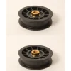 Discount 2 PK Flat Idler Pulley For John Deere AM115459 LX172 LX178 LX277 LX288 Z225 Z245 - Explore Premium Parts & Accessories for All Motor Vehicle Models Rotary Parts & Accessories