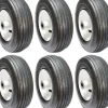 Flash Sale 6 PK Front Pneumatic Caster Wheel ASM 11x4.00x5 Rib Tread For Toro 130-0736 - Explore Premium Parts & Accessories for All Motor Vehicle Models Rotary Parts & Accessories