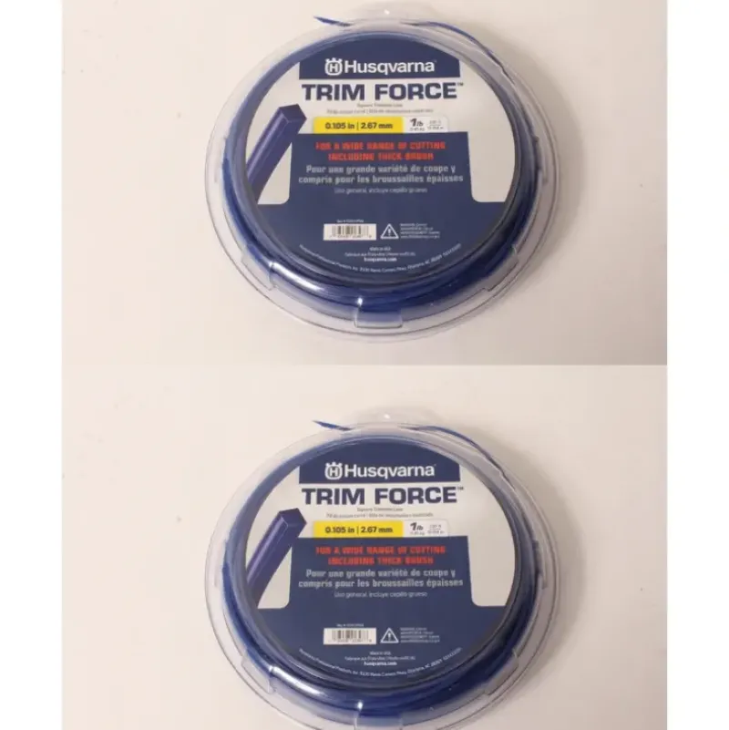 Discount 2 PK Genuine Husqvarna 529337512 Trim Force Square Trimmer Line 230' Spool .105" - Explore Premium Parts & Accessories for All Motor Vehicle Models Husqvarna Parts Genuine OEM