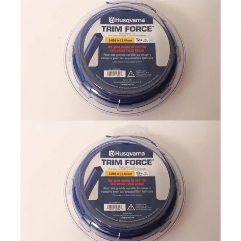Cheap 2 PK Genuine Husqvarna 529337501 Trim Force Square Trimmer Line 140' Spool .095" - Explore Premium Parts & Accessories for All Motor Vehicle Models Husqvarna Parts Genuine OEM