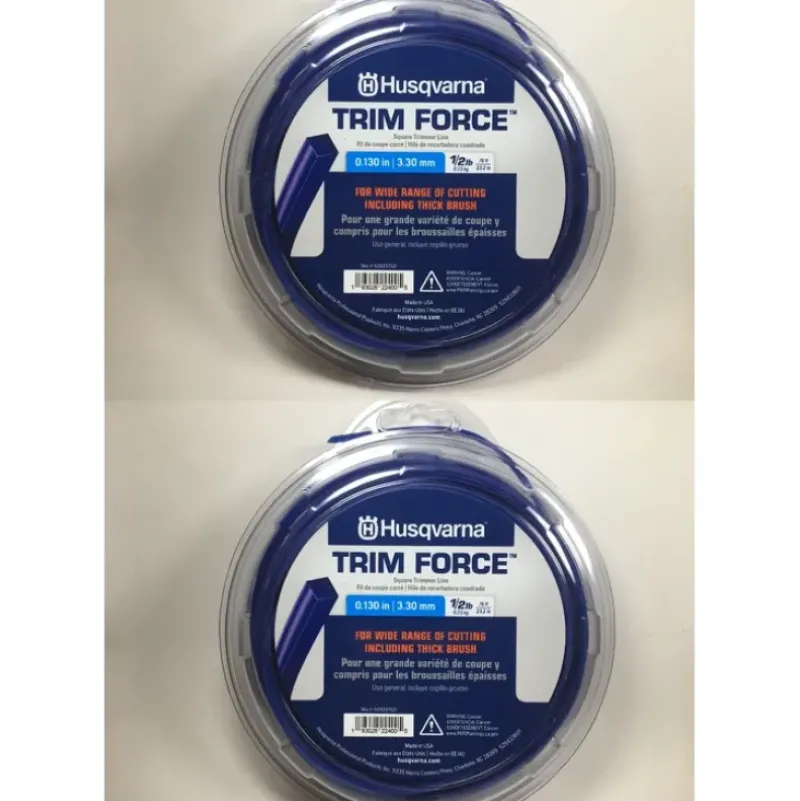 Fashion 2 PK Genuine Husqvarna 529337521 Trim Force Square Trimmer Line 76' Spool .130" - Explore Premium Parts & Accessories for All Motor Vehicle Models Husqvarna Parts Genuine OEM