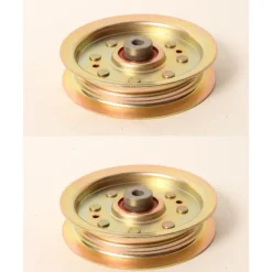 Discount 2 PK HD Flat Idler Pulley Fits Husqvarna Craftsman 532102403 102403X Double Seal - Explore Premium Parts & Accessories for All Motor Vehicle Models Rotary Parts & Accessories